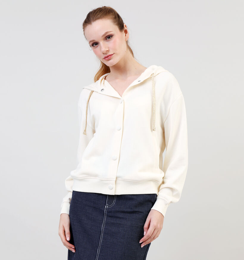 Pieces Mili Beige Sweatvest voor dames (337356)