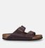 Birkenstock Arizona Bruine Slippers voor heren (330621)