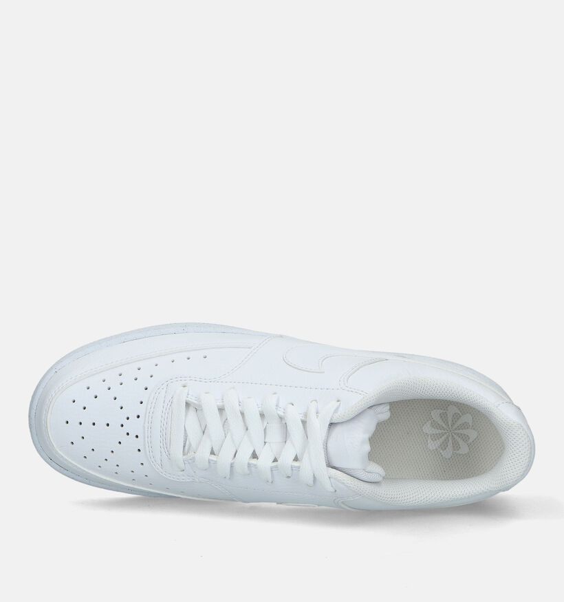 Nike Court Vision Low Next Nature Baskets en Blanc pour hommes (332325)