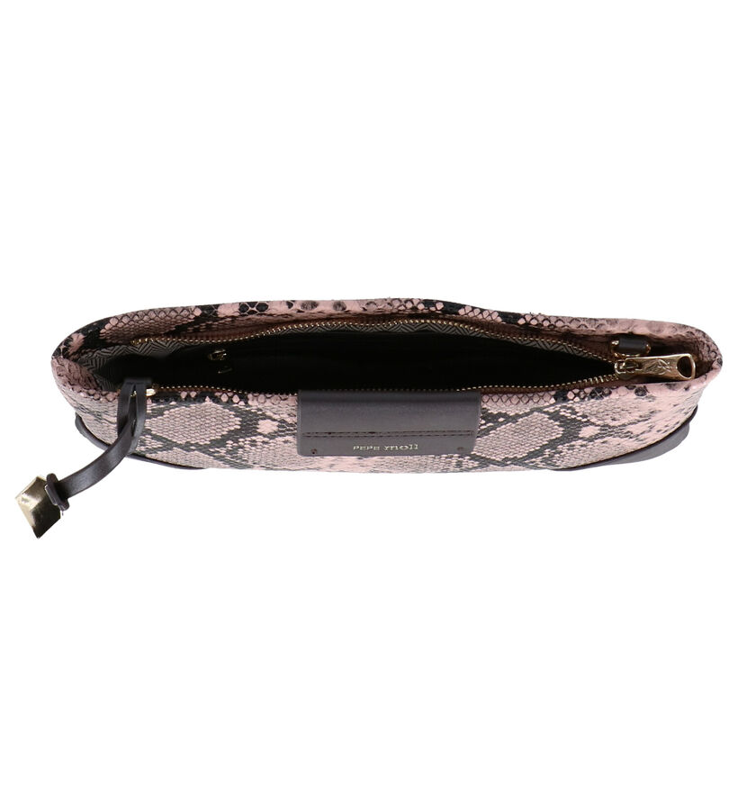 Pepe Moll Roos/Bruine Clutch in kunstleer (283583)