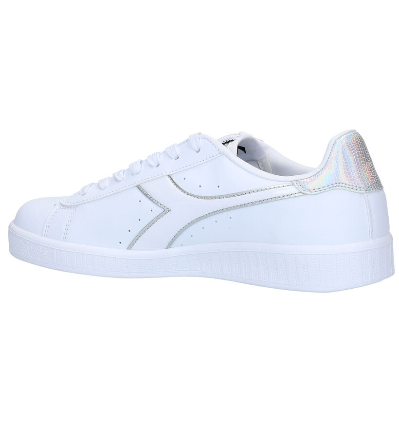 Diadora Game P Witte Sneakers in kunstleer (267945)