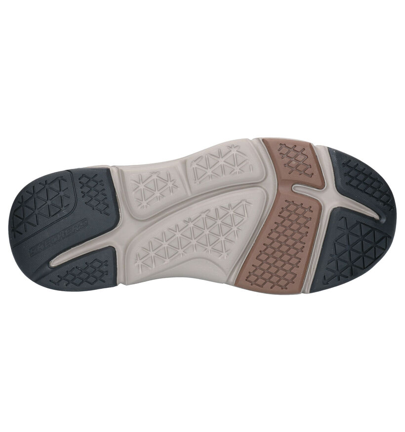 Skechers Metco Beltop Bruine Hoge Schoenen in stof (262809)