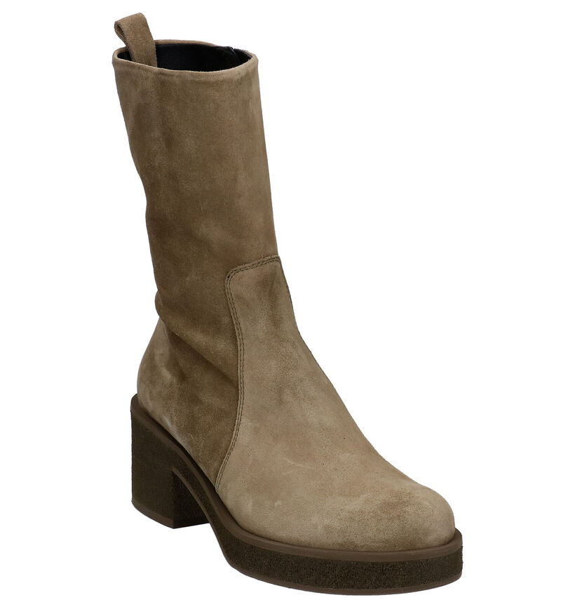 Zinda Bottes courtes en Vert kaki pour femmes (298906)