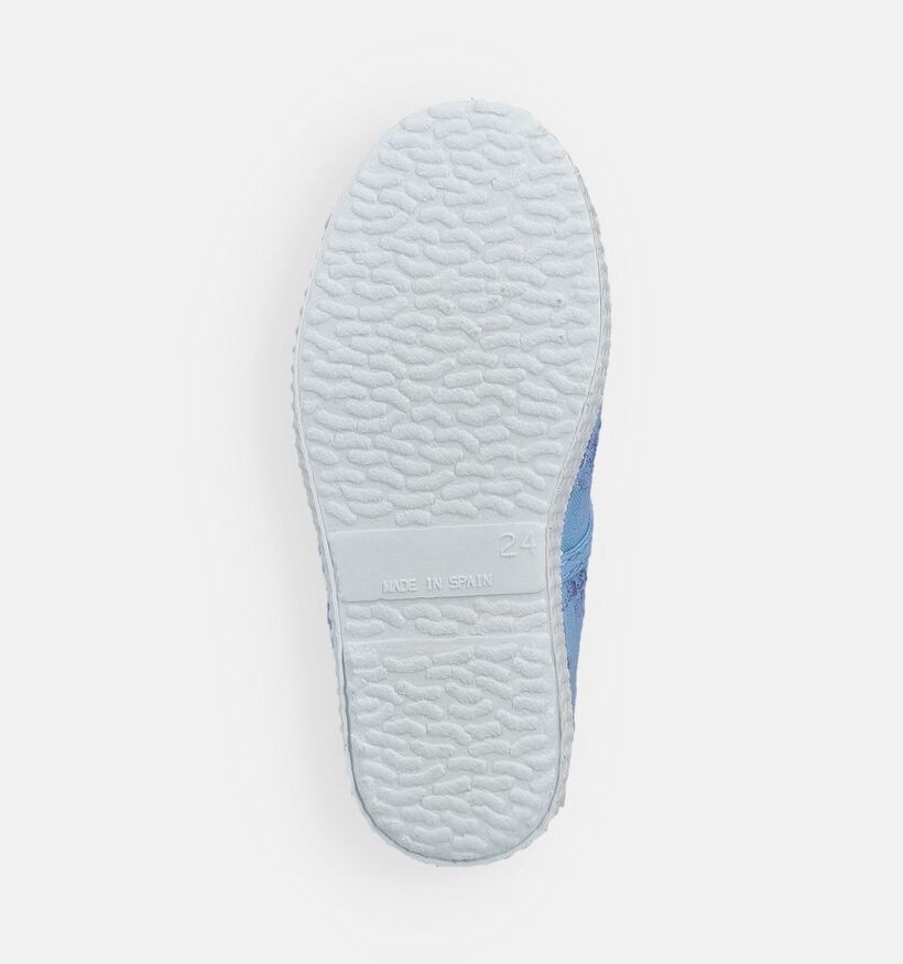 Cienta Baskets en Bleu pour filles (372154) - pour semelles orthop&eacute;diques