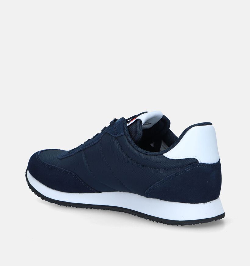 TH Tommy Jeans Runner Classic Ess Blauwe Veterschoenen voor heren (342735) - geschikt voor steunzolen