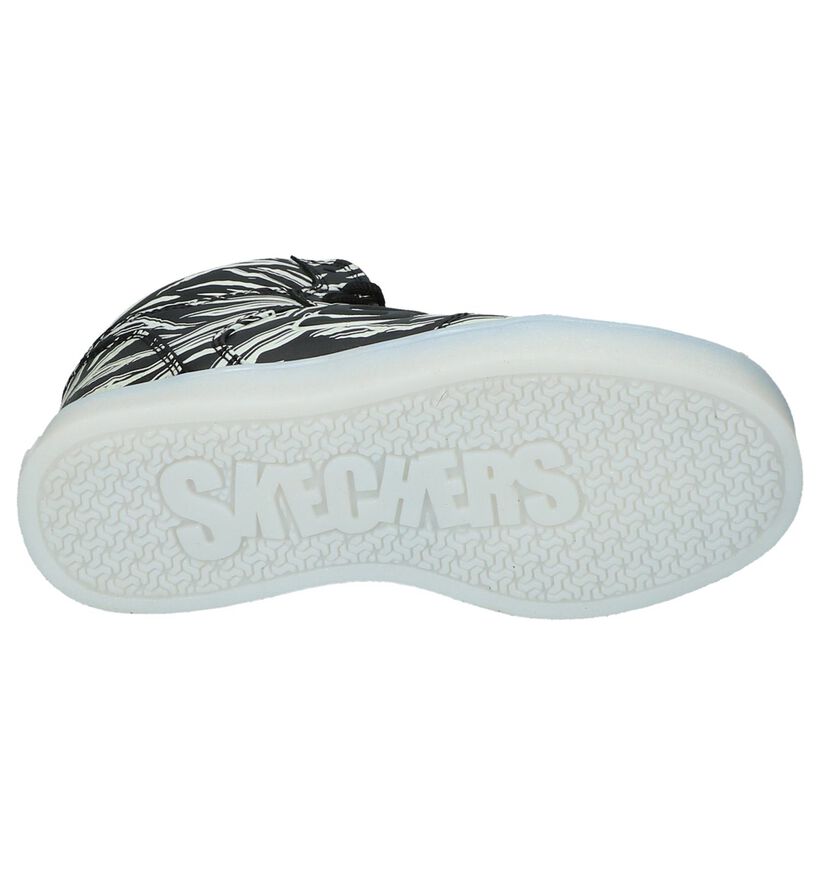 Skechers Zebraprint Hoge Sneakers met Lichtjes in kunstleer (210347)