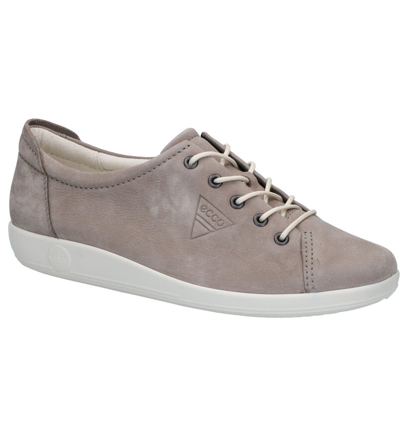 ECCO Soft 2.0 Chaussures à lacets en Bleu pour femmes (336855) - pour semelles orthopédiques