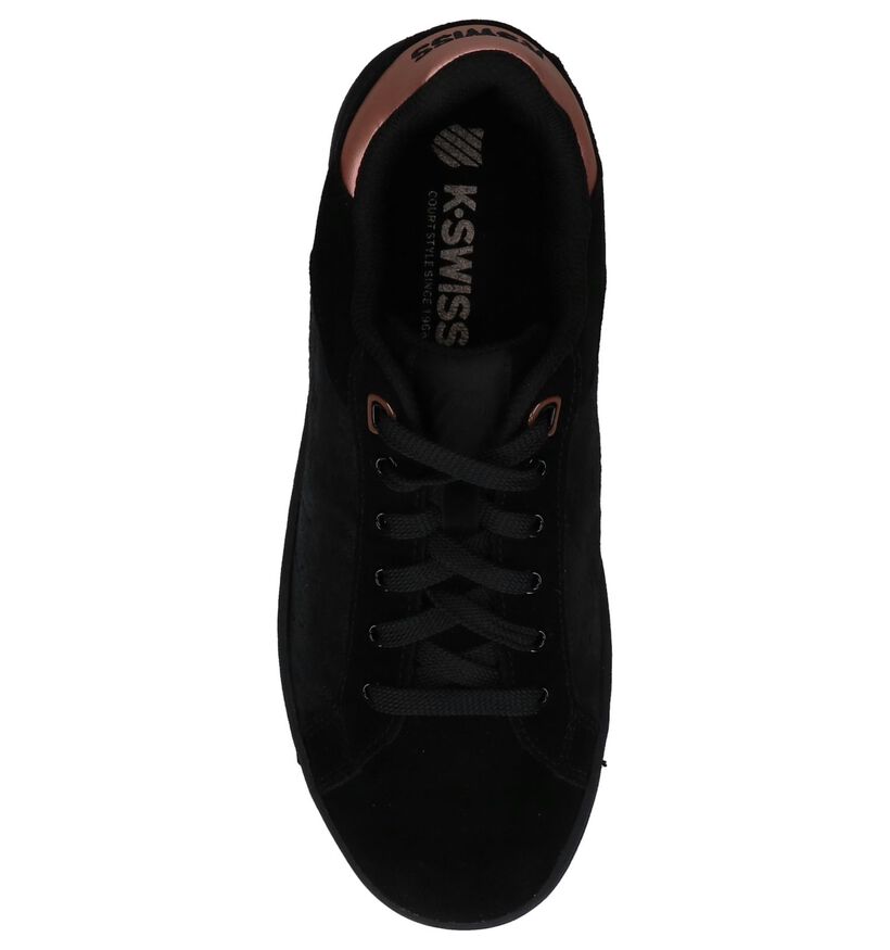 Geklede Sneakers K-Swiss Dalia Zwart in daim (225409)