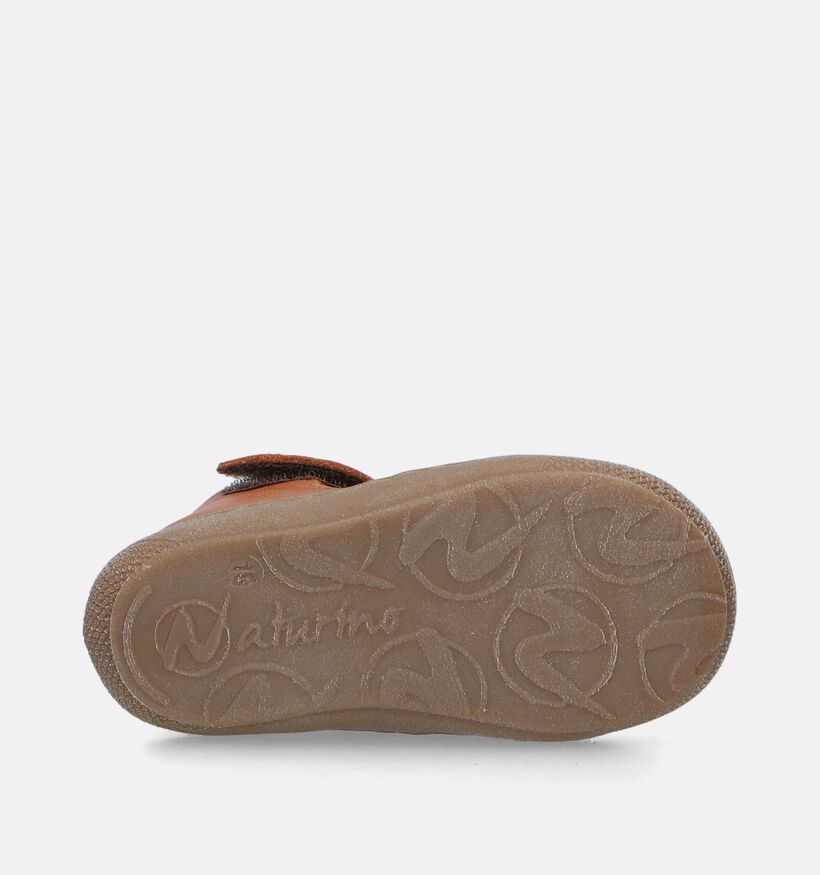 Naturino Wad Nappa Sandales pour bébé en Bleu Naturino Wad Nappa Sandales pour bébé en Cognac pour garçons (339202)