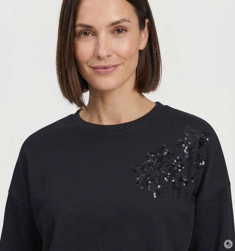 Vila Siffa Sequins Zwarte Sweater voor dames (382045)
