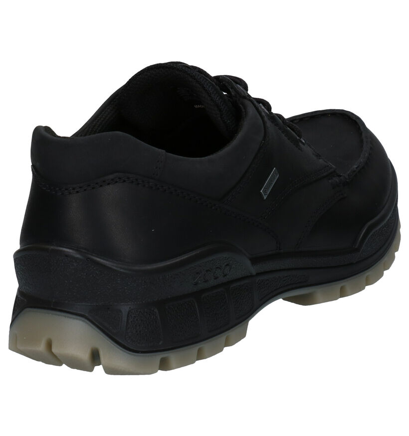 Ecco Track 25 Zwarte Veterschoenen in leer (295665)