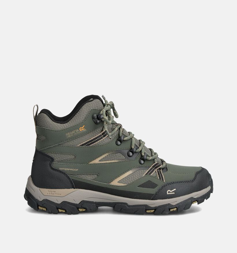 Regatta Holcombe III Chaussures à randonnée en Vert kaki pour femmes, hommes (362309) - pour semelles orthopédiques