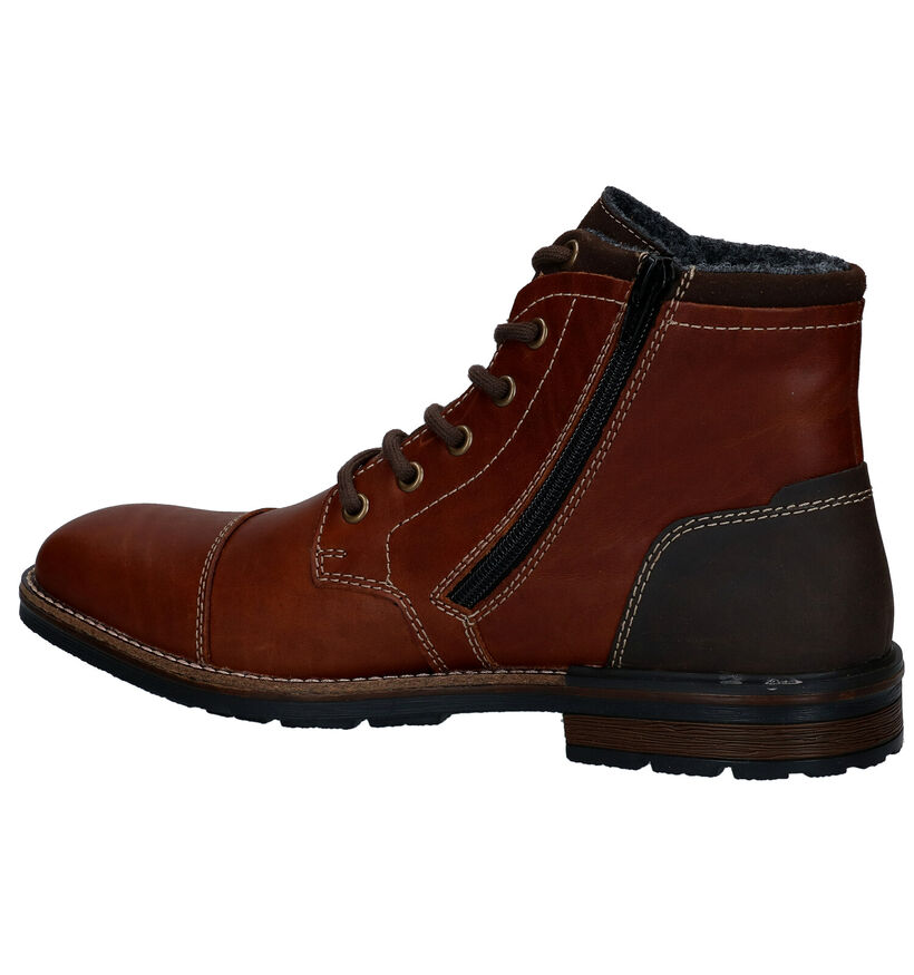 Rieker Chaussures hautes en Cognac pour hommes (331758)