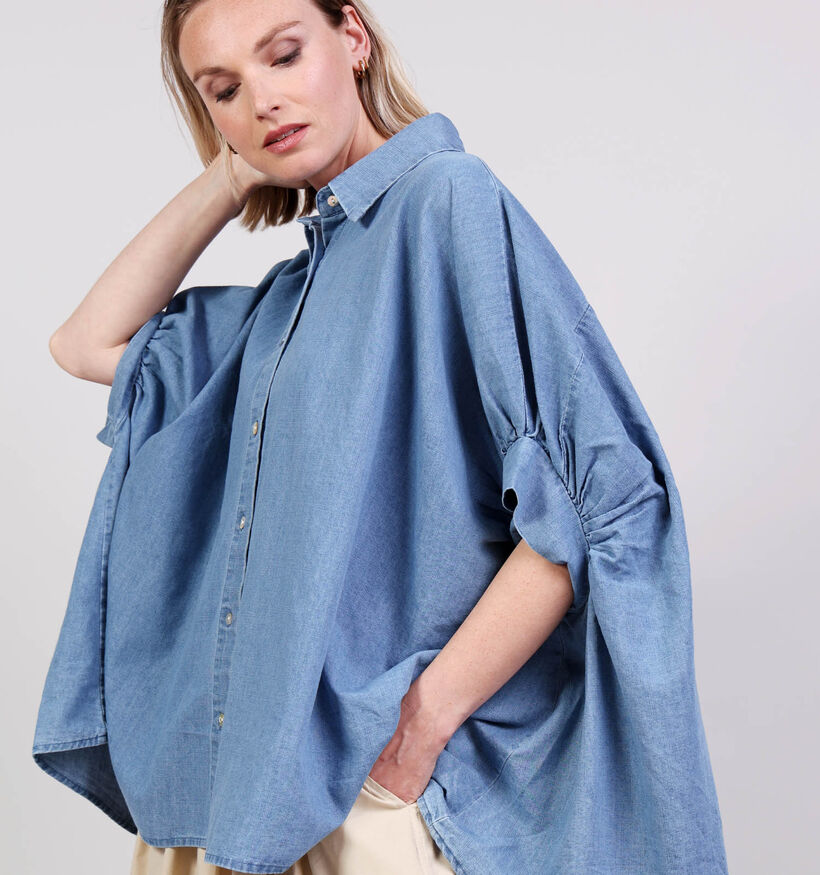 Rue Mazarine Kuinn Blauwe Blouse voor dames (374146)