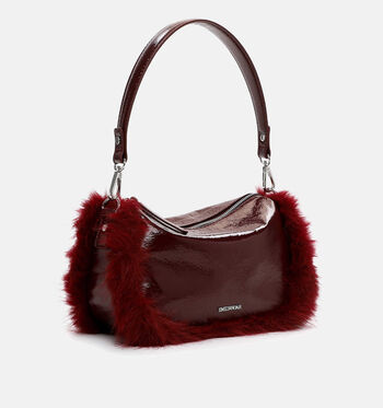 Emily & Noah Schoudertassen Zwart/Beige/Bordeaux