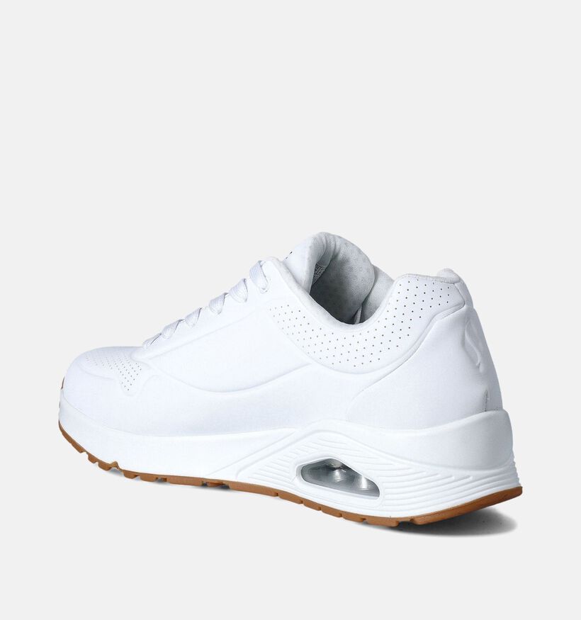 Skechers Uno Stand On Air Baskets en Blanc pour hommes (351847) - pour semelles orthop&eacute;diques