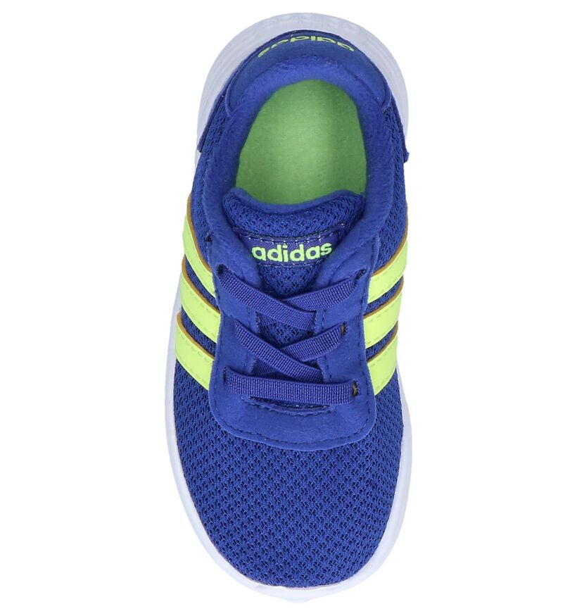 adidas Lite Racer INF Blauwe Sneakertjes in stof (208820)