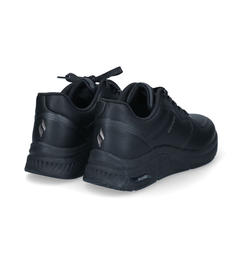 Skechers Arch Fit S-Miles Baskets en Noir pour femmes (334194) - pour semelles orthopédiques