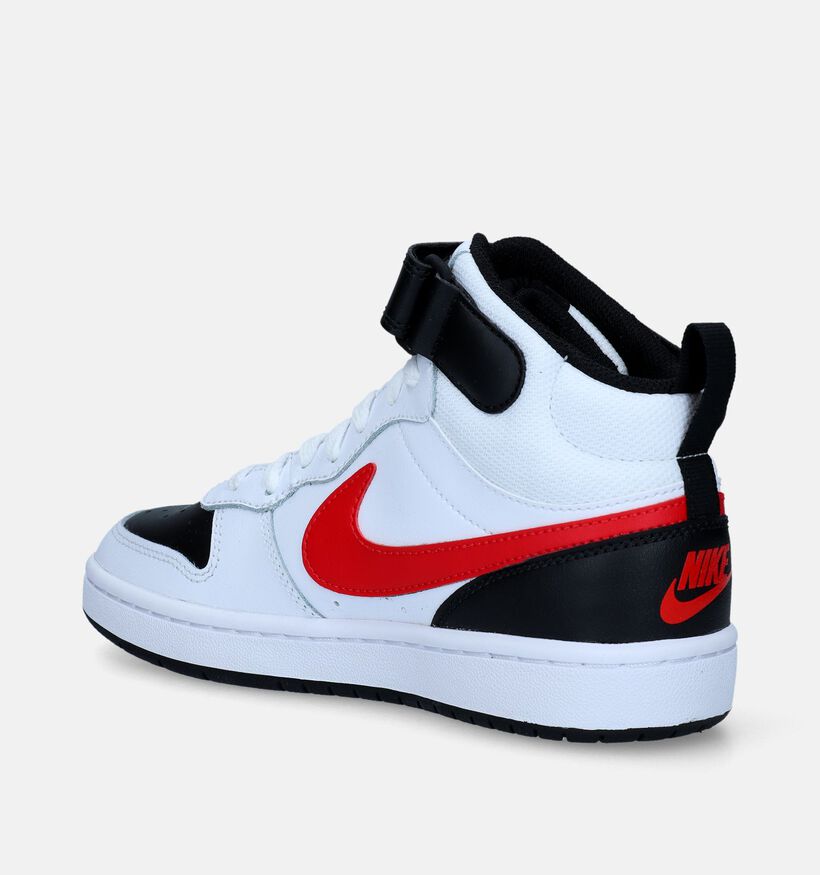 Nike Court Borough Mid 2 Witte Hoge Sneakers voor jongens, meisjes (341573)