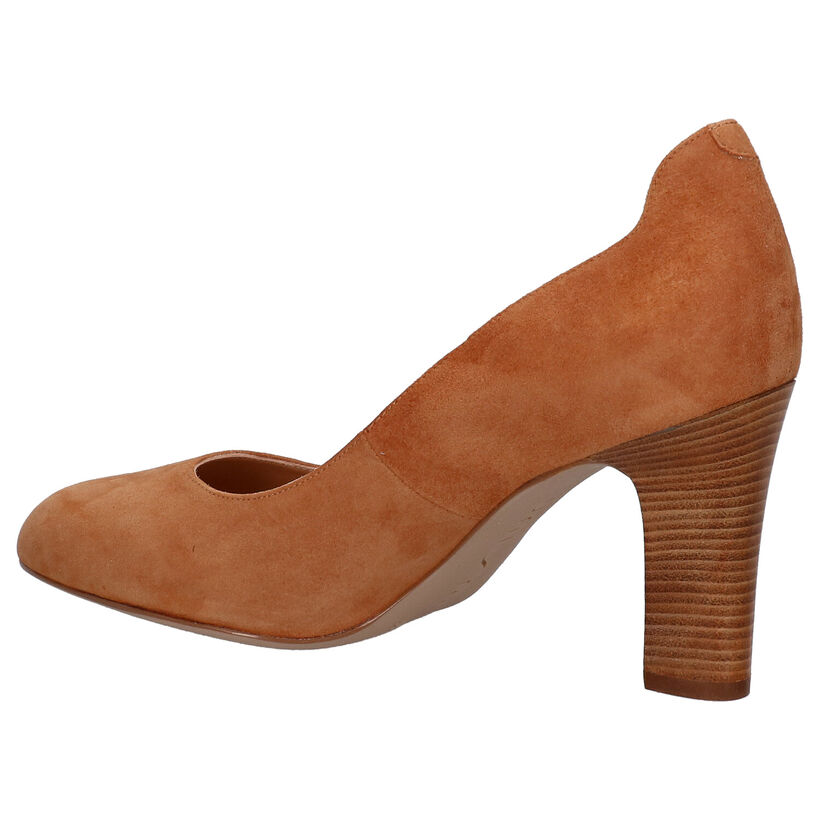 Unisa Ulisa Cognac Pumps in daim (274894)