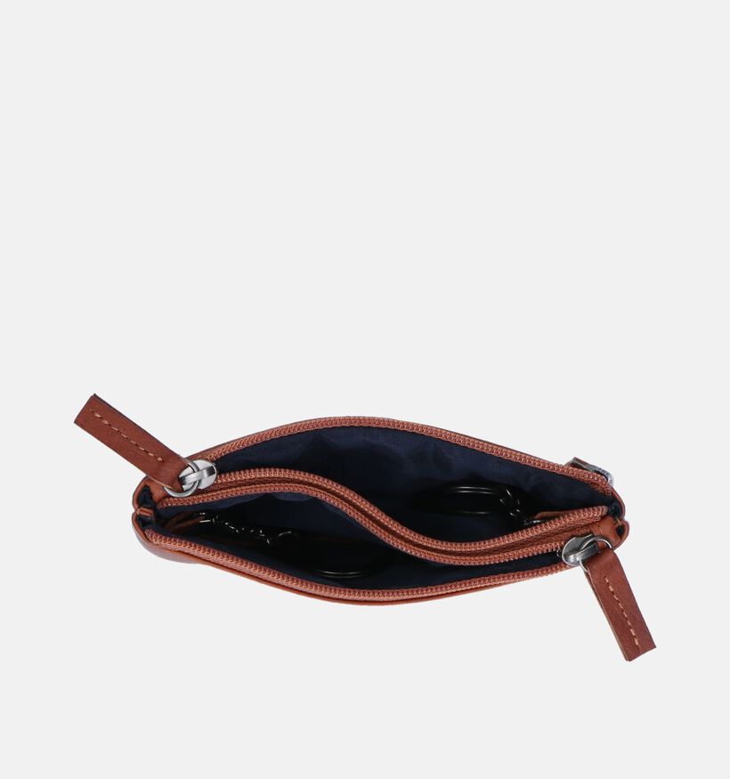 Euro-Leather Cognac Geldbeugel voor dames (365221)