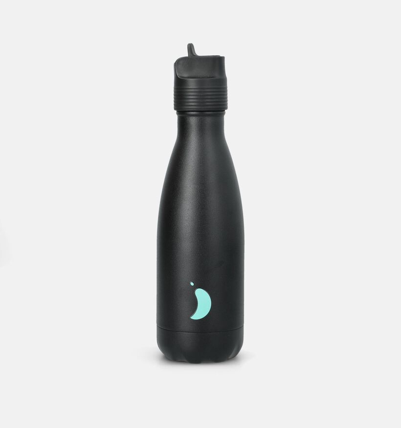 Chilly's Kids Bottle Gourde en Noir 350ml pour filles, gar&ccedil;ons (383663)