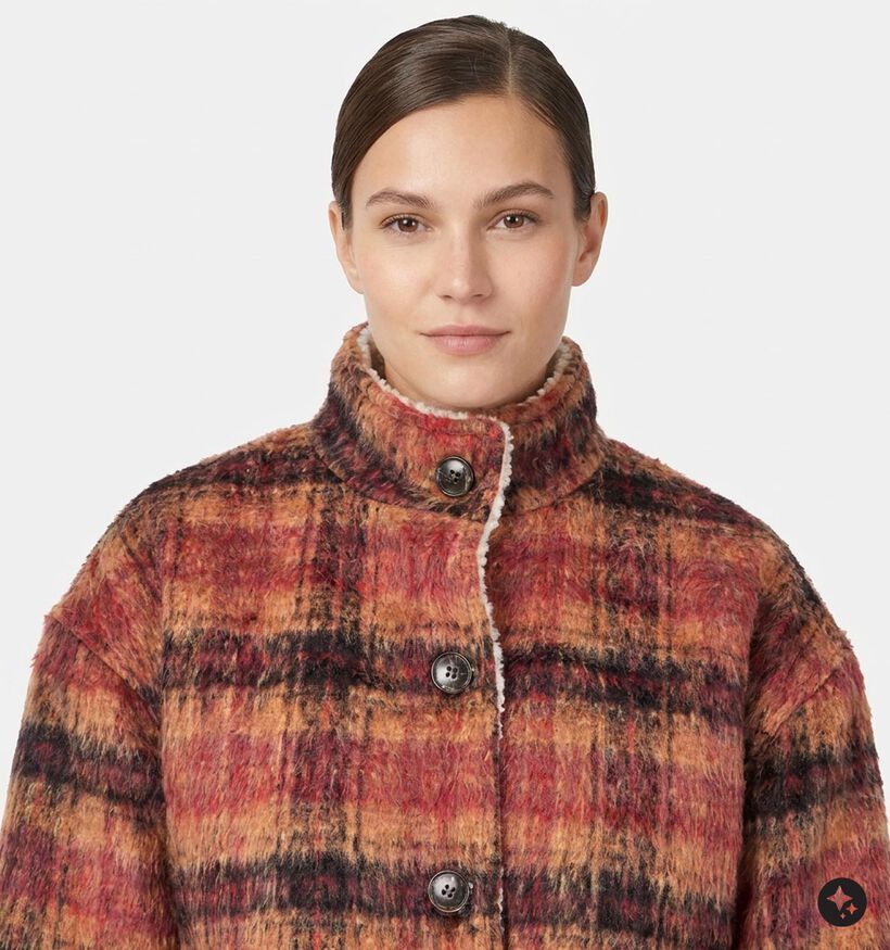 The Korner Manteau court en Marron/Noir pour femmes (382192)