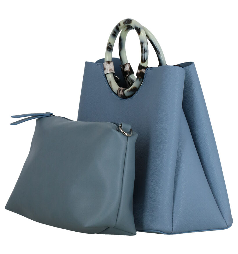 Emily & Noah Blauwe Bag in Bag Handtas in kunstleer (275952)