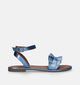 Inuovo Blauwe Metallic sandalen voor dames (341520)