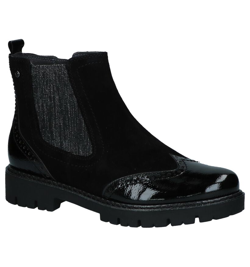 Zwarte Lage Geklede Boots Be Natural, Zwart, pdp