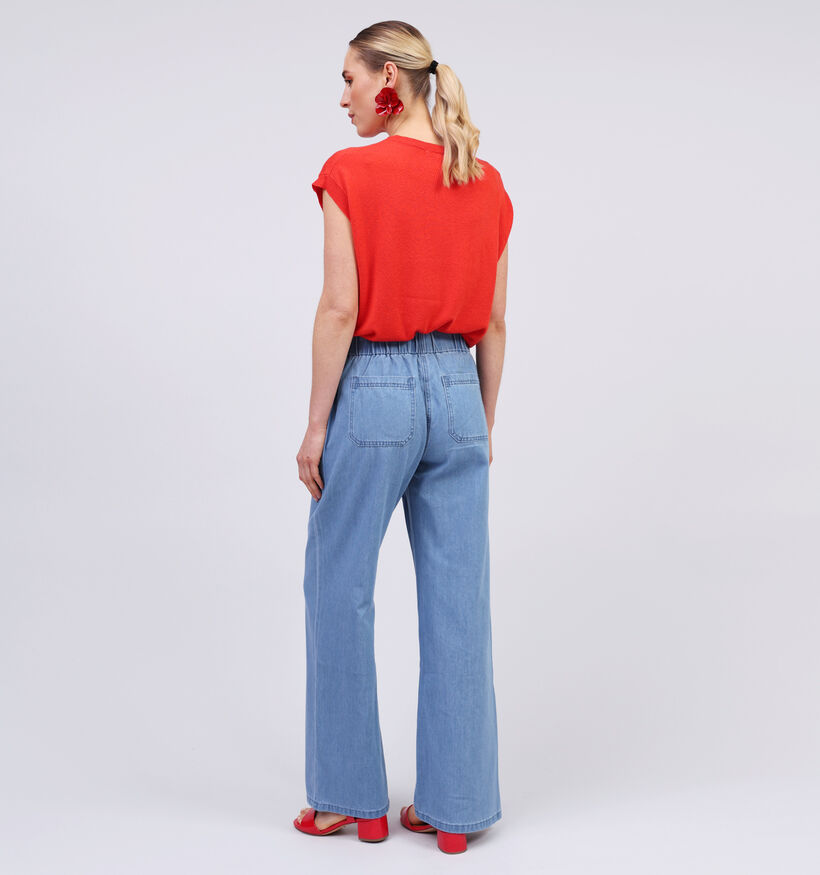 Minus Bora Pantalon large en Bleu pour femmes (354535)