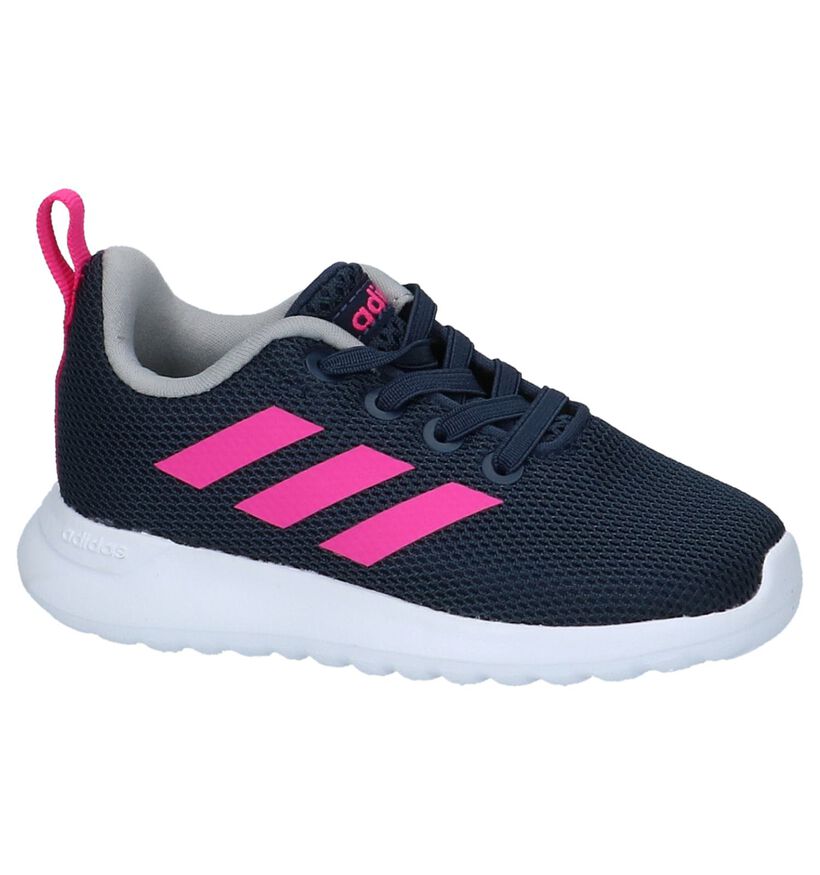 adidas Lite Racer Baskets en Bleu en textile (221816)