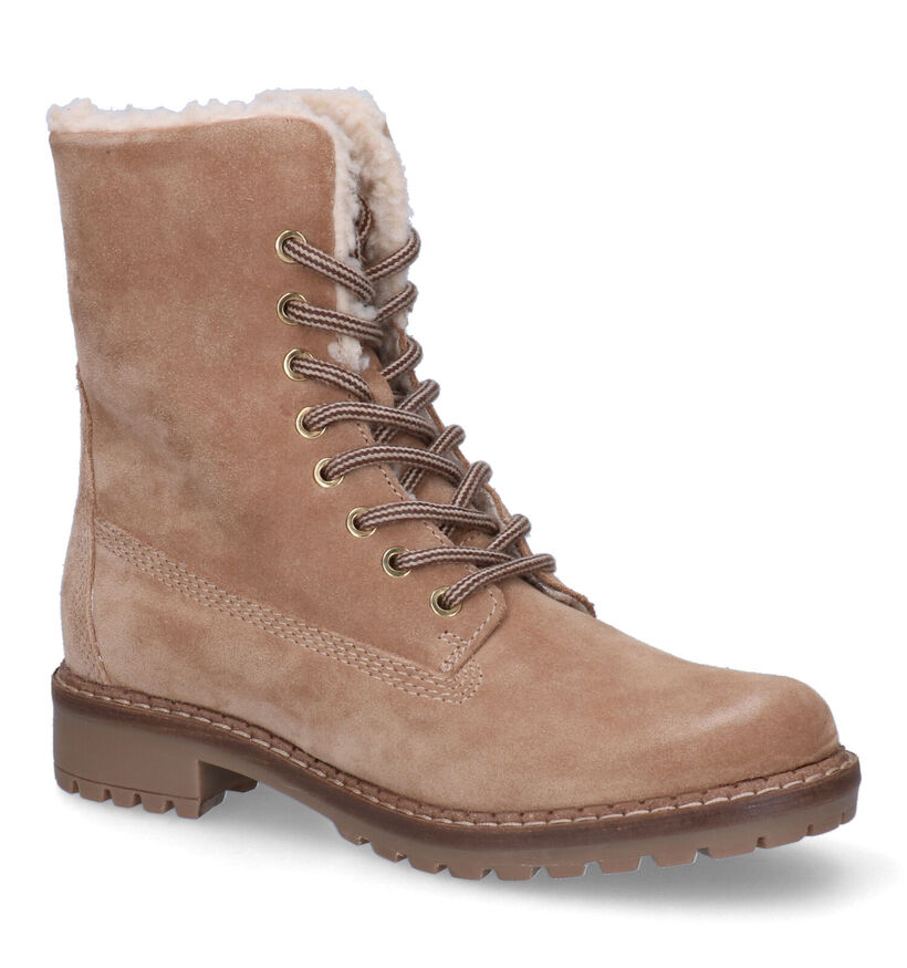 Signatur Beige Boots in nubuck (298637)