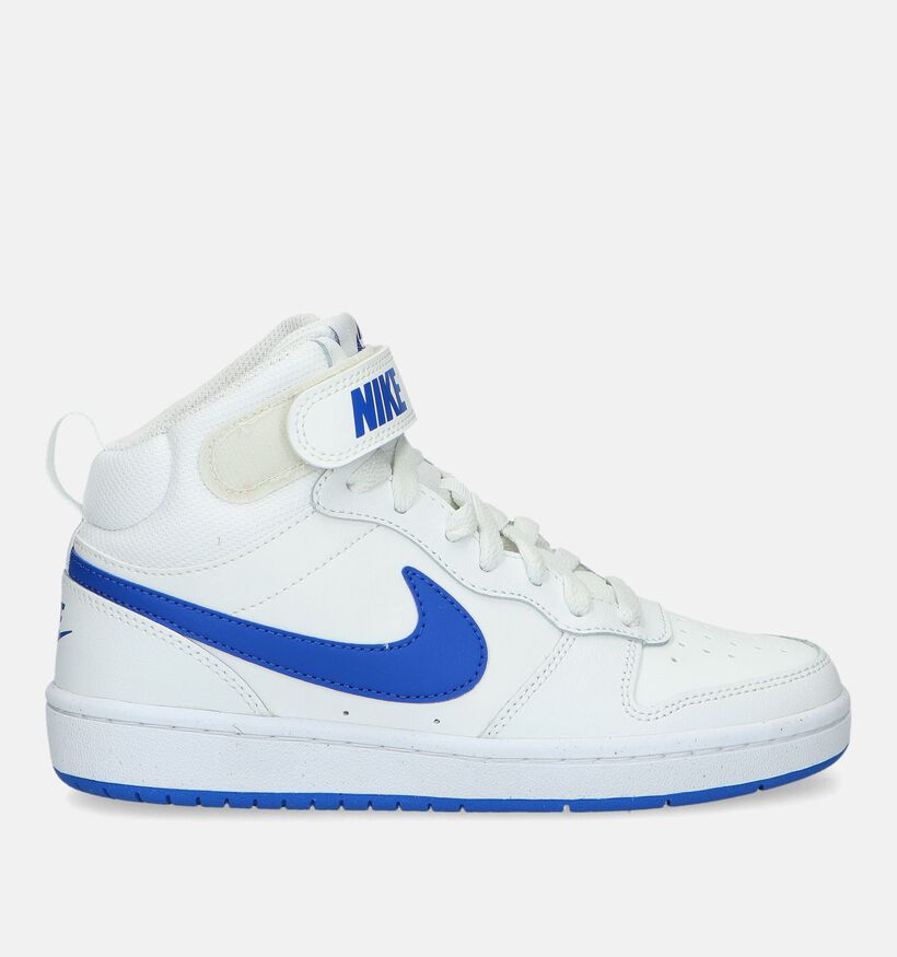 Nike Court Borough Witte Sneakers voor jongens, meisjes (328373)