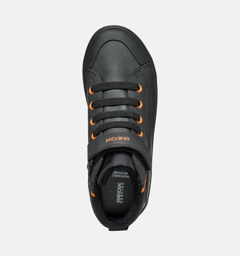 Geox Gisli Zwarte Hoge schoenen voor jongens (345945) - geschikt voor steunzolen