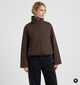 Pieces Sif Donkerbruine Jas voor dames (378355)