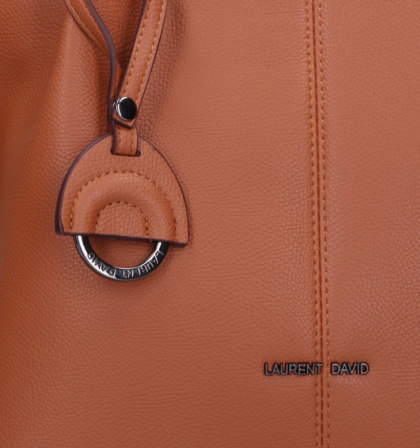 Laurent David Cognac Schoudertas voor dames (337091)