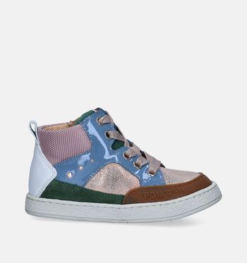 Pom d'Api Babyschoenen Cognac/Roze