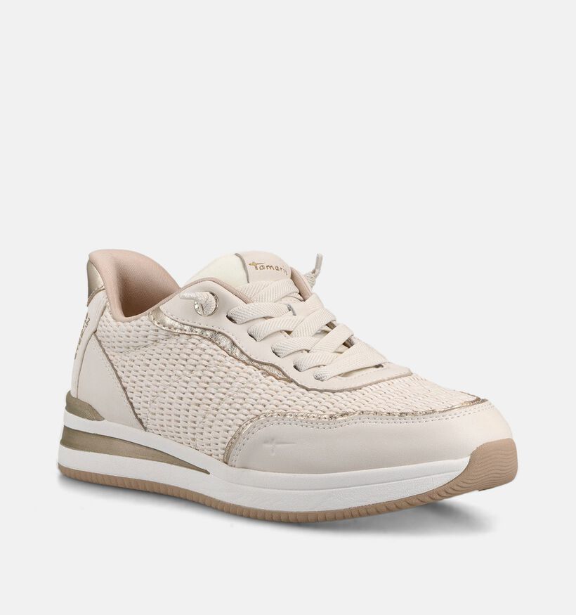 Tamaris Comfort Baskets en Beige pour femmes (367852) - pour semelles orthop&eacute;diques