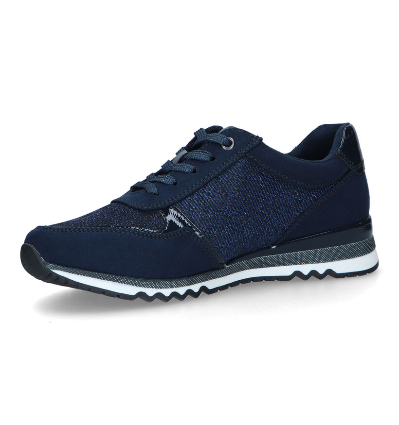 Marco Tozzi Baskets casual en Noir pour femmes (344576) - pour semelles orthopédiques