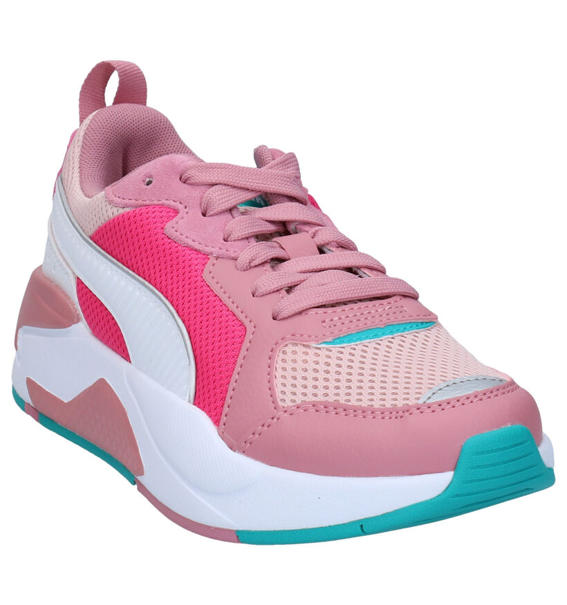 Puma X-Ray Baskets en Rose en simili cuir (276752)