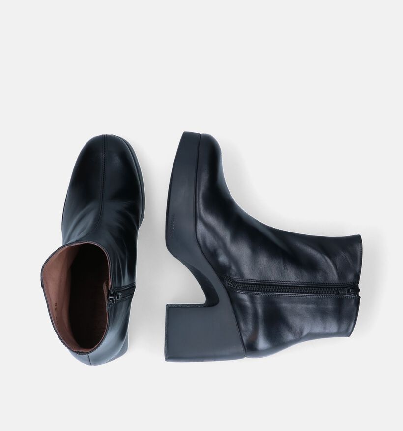 Wonders Bottines à talons en Noir en cuir (317248)
