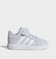 adidas Grand Court 00s Lichtblauwe Sneakers voor meisjes (366768)