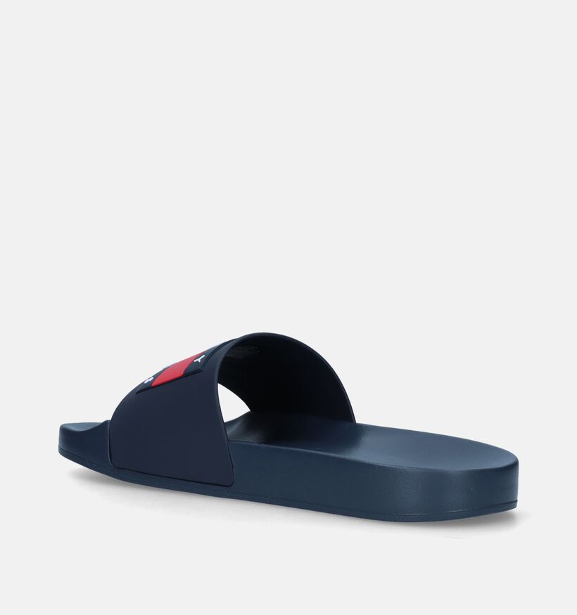 TH Tommy Jeans Pool Slide Blauwe Badslippers voor heren (336717)