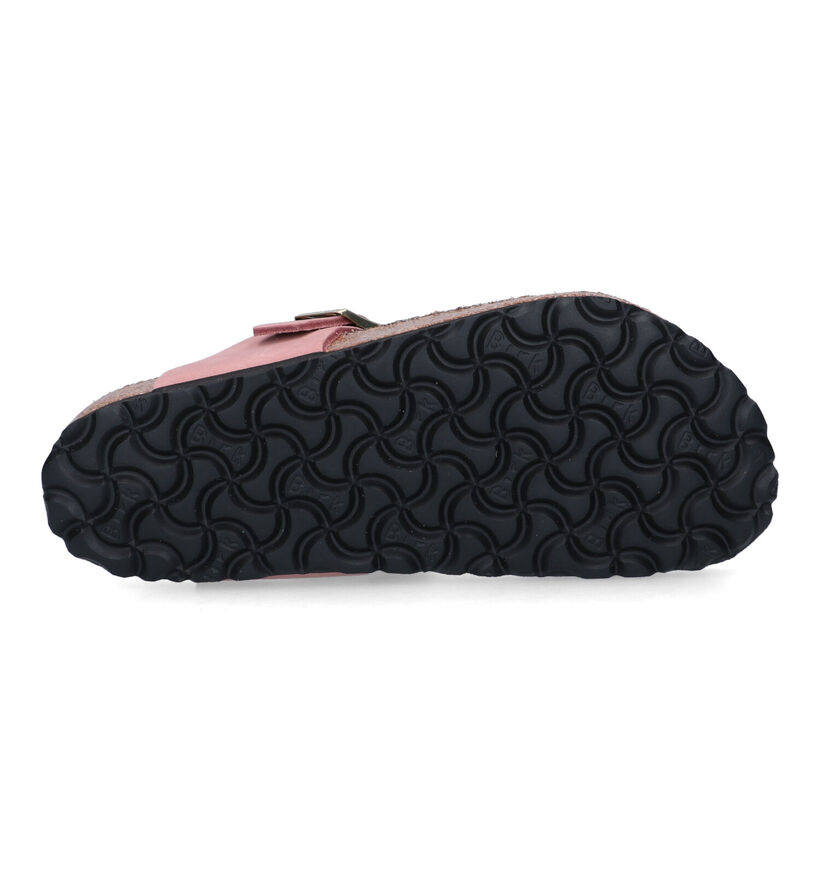Birkenstock Gizeh Groene Teenslippers in nubuck (322639)