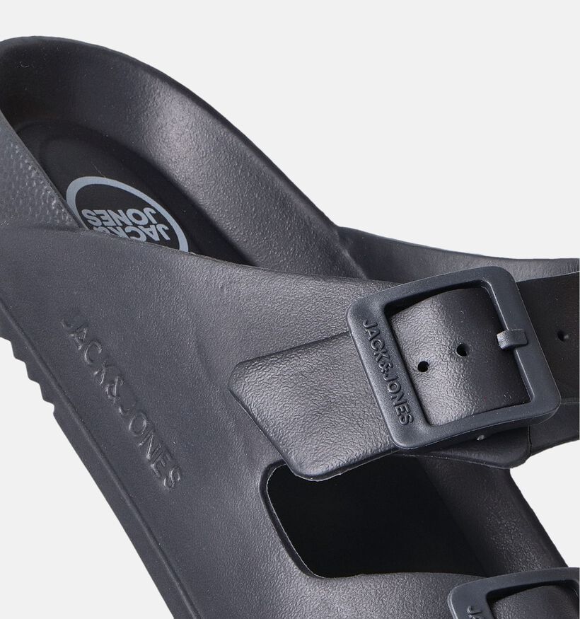 Jack & Jones Croxton Moulded Sandal Slippers Zwart voor heren (352836)