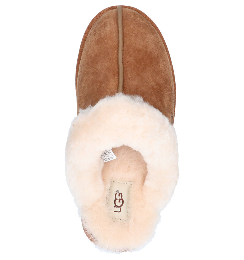 UGG Scuffette II Pantoufles en Cognac en daim (253714)