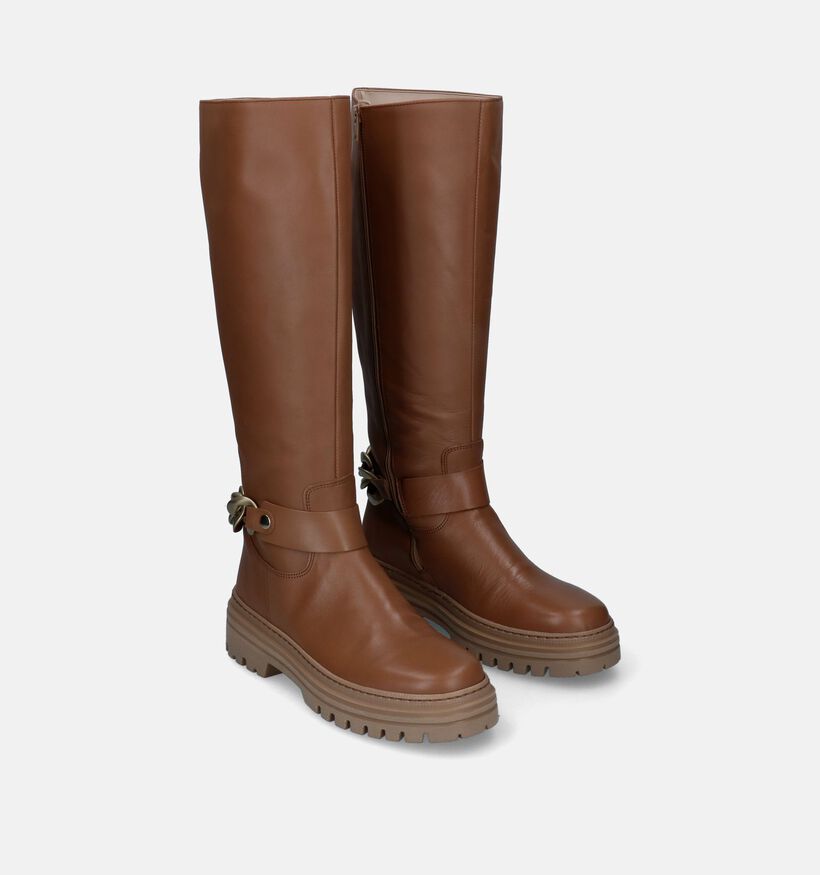 Gabor Best Fitting Bottes en Cognac pour femmes (315248) - pour semelles orthopédiques