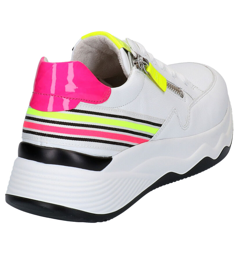 Witte Sneakers Gabor Best Fitting in leer (271545)