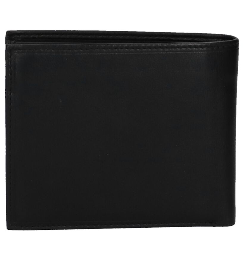 Euro-Leather Zwarte Portefeuille in leer (310411)